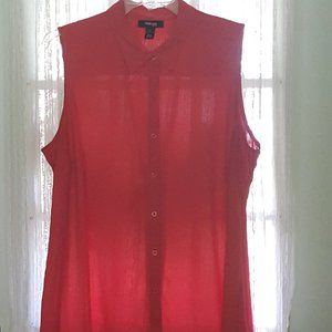 Style & Co. Woman Sleeveless Blouse 3X